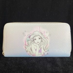 DANI by Danielle Nicole Disney Ariel The Little Mermaid Zip-Around Wallet